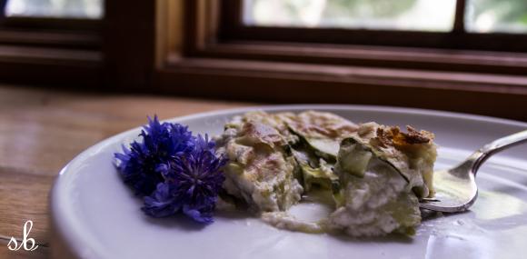 vegan summer squash gratin