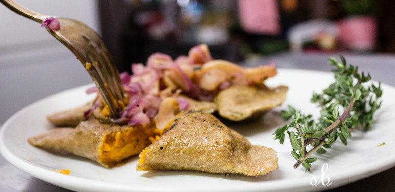 Caramelized Sweet Potato Pierogi